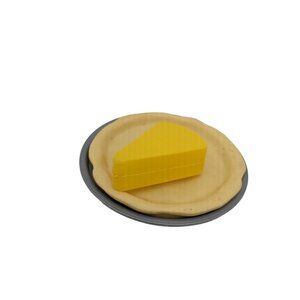 Vintage Fisher Price fun with food‎ pizza pan pizza  cheese pretend food toy